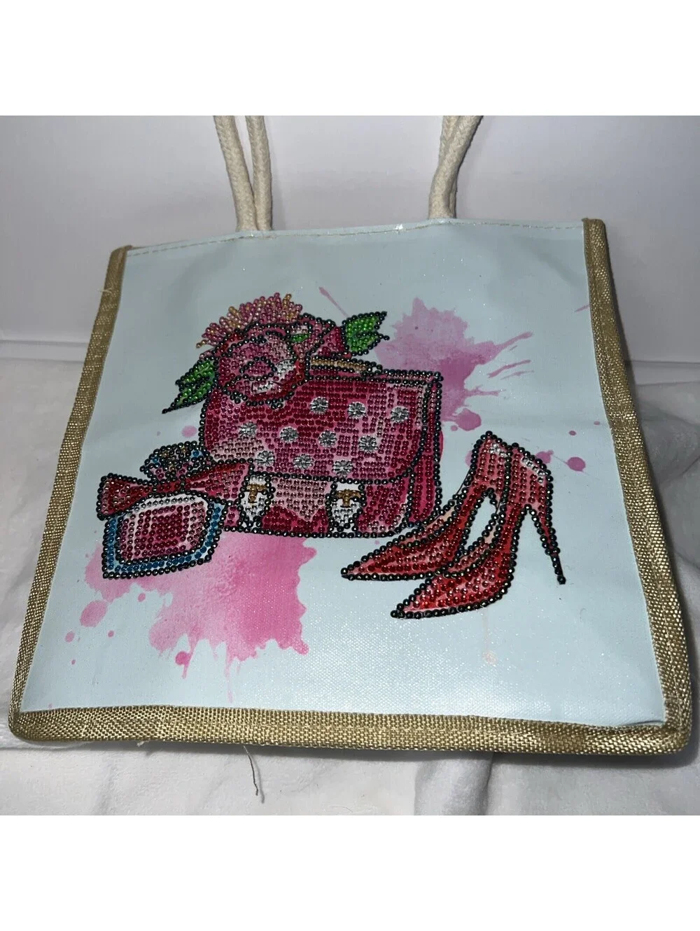 Diamond Art Gift Bag.  10” X 10”